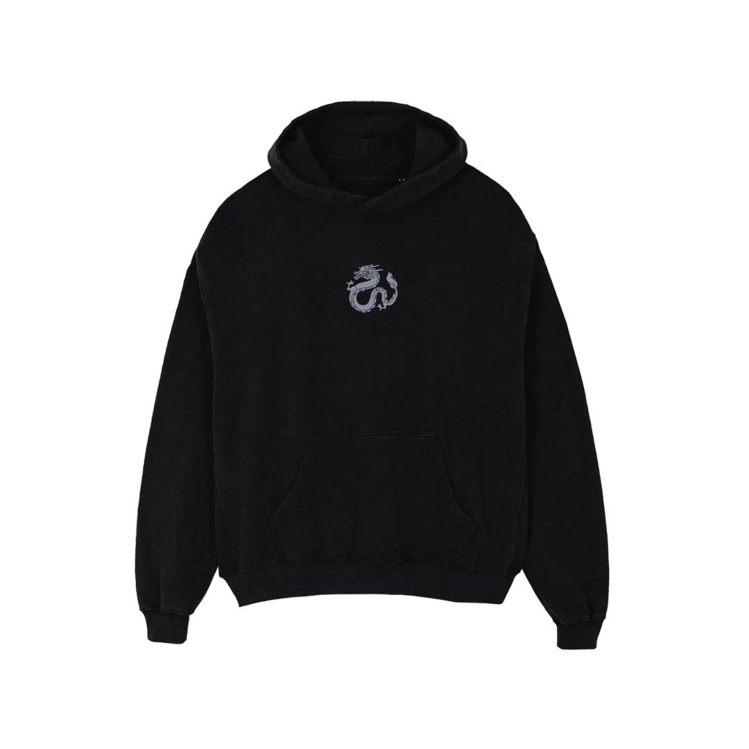 Black Dragon Oversized Hoodie