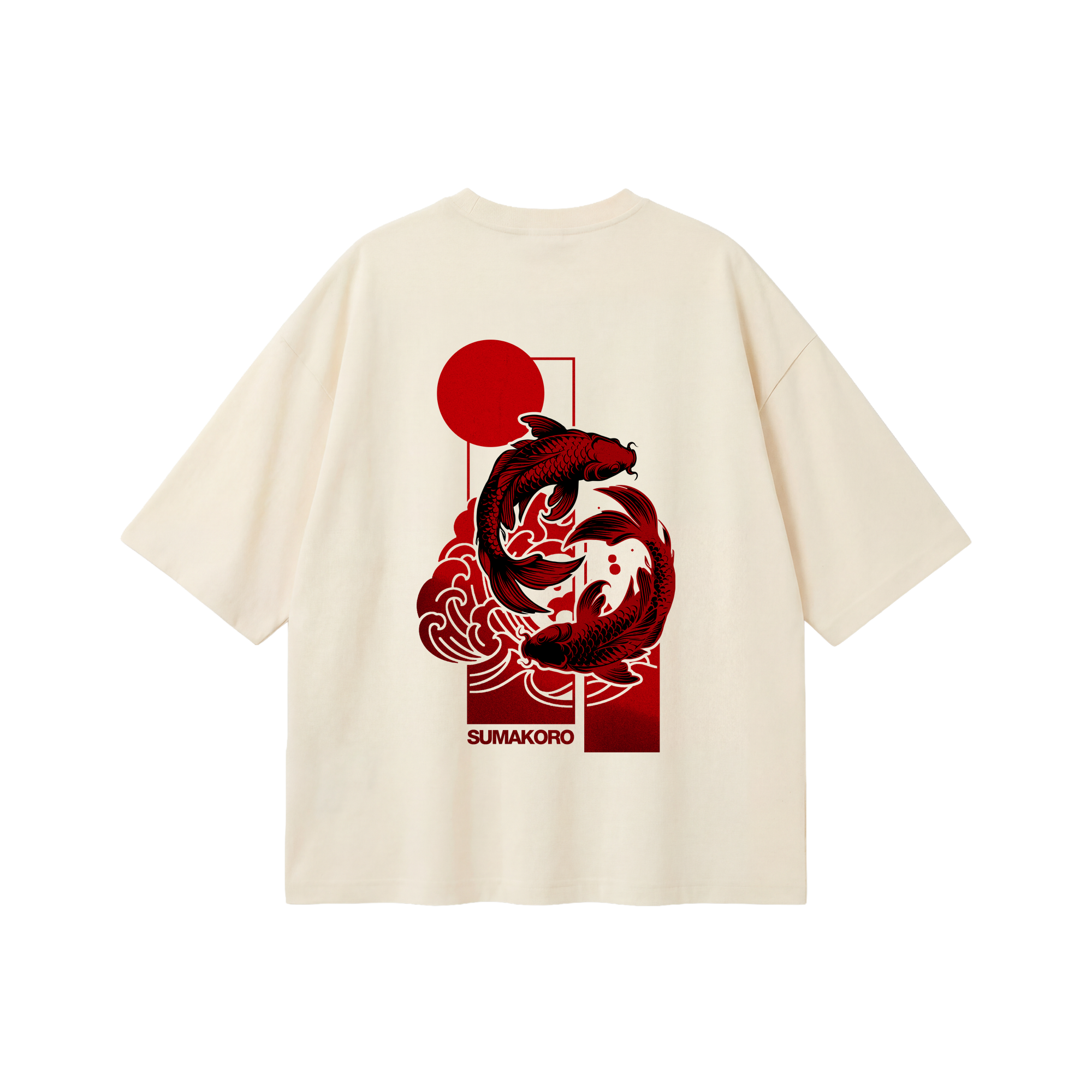 Red Sun Koi Tee